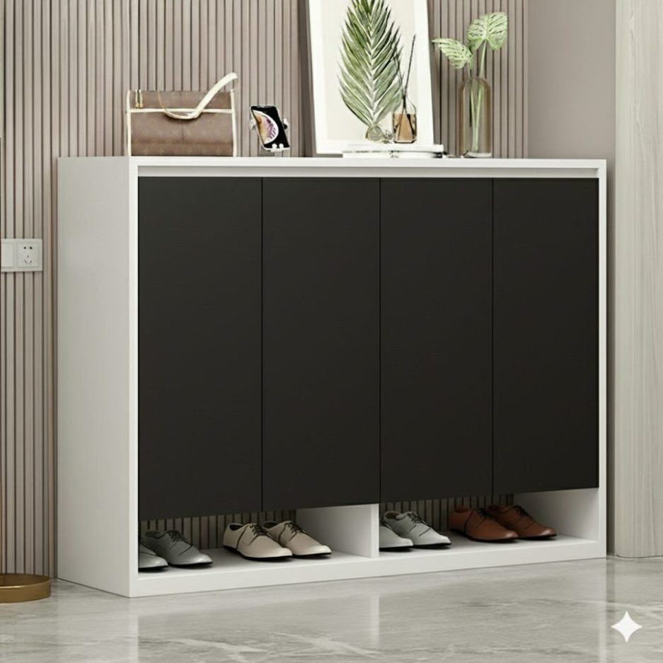 Modern Shoe Rack – 5 Spacious Cabinets | Stunning Design