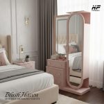 Horizon Premium Vanity Dressing Table - Blush Haven - Image 2