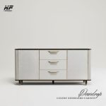 Horizon Premium Modern Sideboard Cabinet - Dewdrop - Image 2