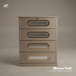 Horizon Premium Lacquer Finished Chest of Drawers - Glimmer Vault