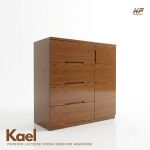 Horizon Premium Lacquer Finish Bedroom Wardrobe - Kael. - Image 3