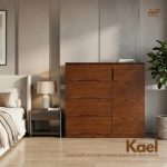 Horizon Premium Lacquer Finish Bedroom Wardrobe - Kael.