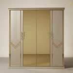 Horizon Premium 4-door Bedroom Closet Almirah - Plazzo Gold - Image 2