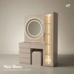 Horizon Premium Muti-Storage Vanity with LED - Noir Blanc - Image 3