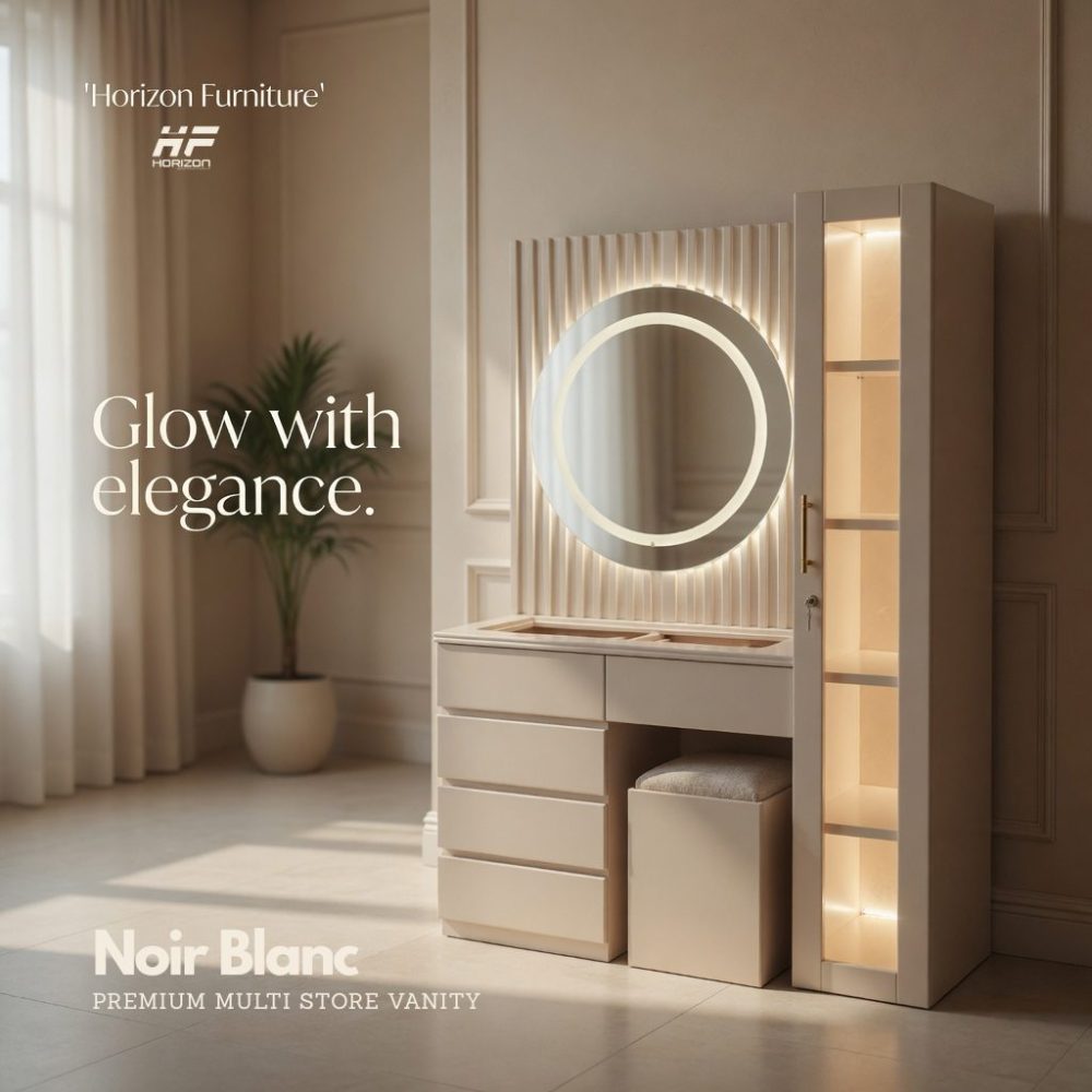 Noir-Blanc.jpg Horizon Premium Muti-Storage Vanity with LED - Noir Blanc - Image 1