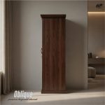 Horizon Premium Lacquer Finish 2-Door Closet Almirah - Oblique - Image 4