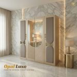 Horizon Modern 4-door Closet Almirah - Opal Luxe