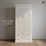 Horizon Premium 2-door Wardrobe Almirah - OVALIS - Image 2