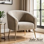Horizon Premium Boucle Chair - Solo Seat - Image 3