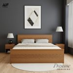 Horizon Premium Box Shaped Modern Bed- PRESTINE