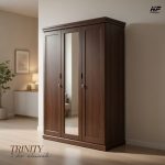 Horizon Premium Lacquer Finish 3-door Almirah - TRINITY