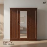 Horizon Premium Lacquer Finish 3-door Almirah - TRINITY - Image 2