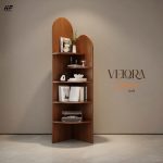 Horizon Modern Minimalistic Corner Shelf - VELORA